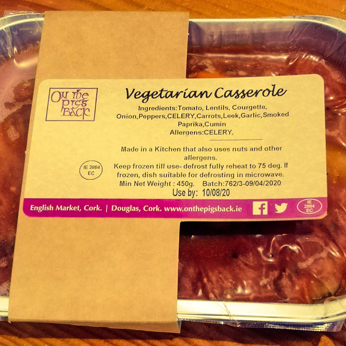 Mediterranean Vegetable Casserole (Frozen)